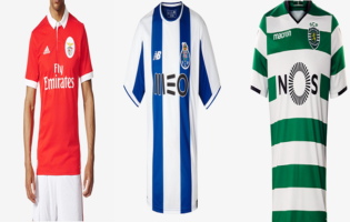 Les maillots des clubs Portugais 2017/2018